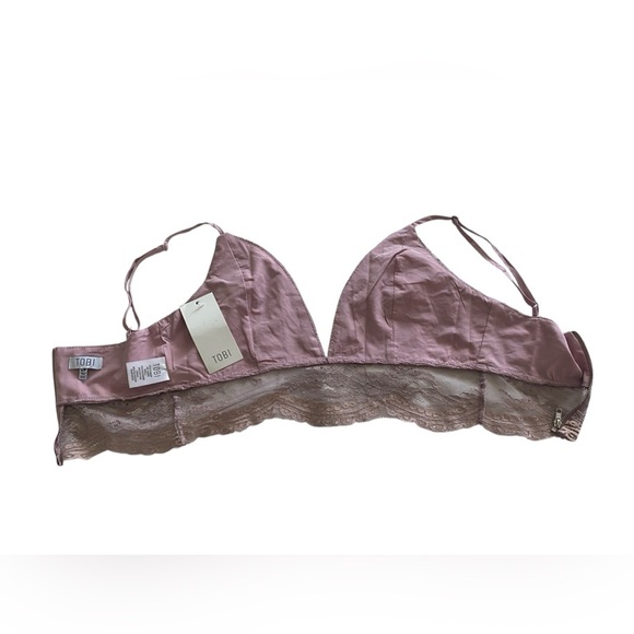 Tobi Lace Bralette in Dusty Pink - Picture 5 of 7